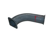 Труба выхлопной системы передняя часть FAW J6 (с 2016 г.) с изгибом