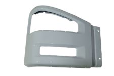 Бампер FAW J6 Евро-5 правая часть белая