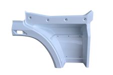 Крыло FAW J7 с подножкой прав. БЕЛОЕ