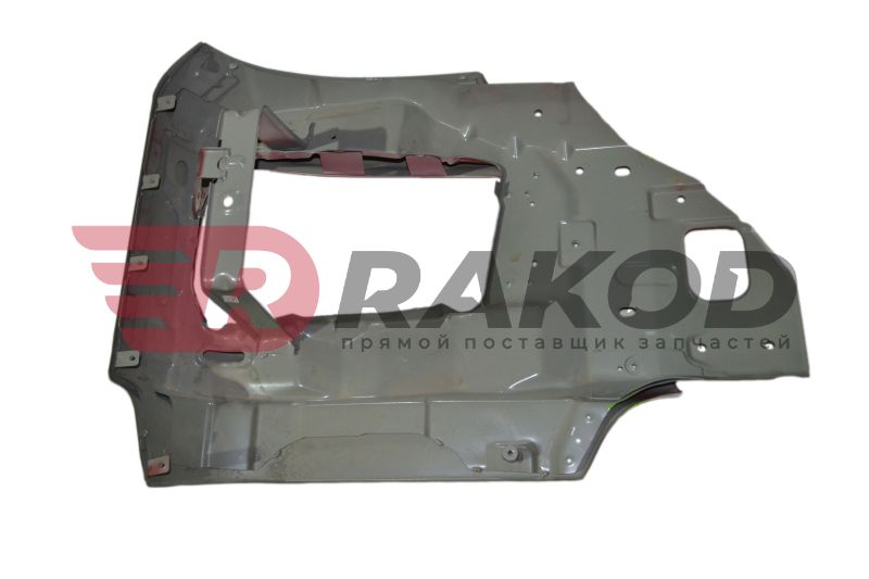 Бампер SHAANXI X3000 рест./ X5000 правая часть КРАСНАЯ