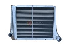 Интеркулер SHAANXI L=590 H=840 D1=100 D2=115mm CUMMINS 345 л.с
