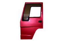 Дверь левая HOWO в сборе красная