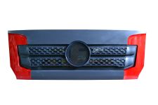 Капот SHAANXI X3000 с решеткой + эмблемы красный