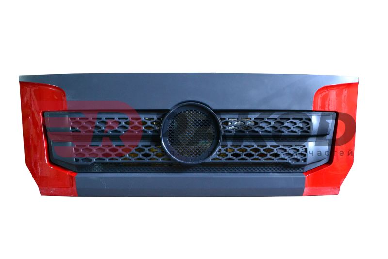 Капот SHAANXI X3000 с решеткой + эмблемы красный