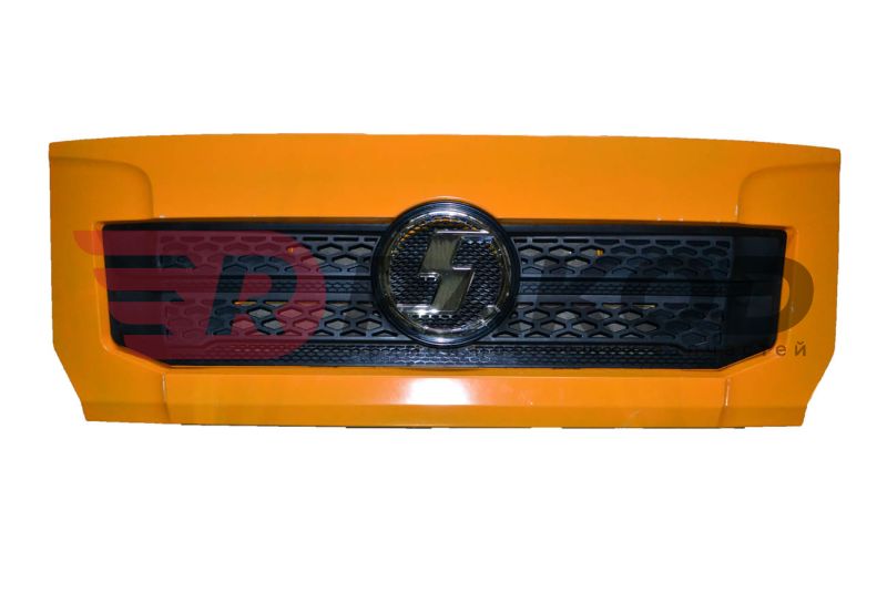 Капот SHAANXI X3000 с решеткой + эмблемы желтый+серый
