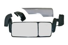 Зеркало в сб. SHAANXI X3000 лев. ЭЛЕКТРИЧЕСКОЕ БЕЛОЕ