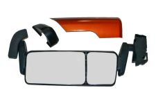 Зеркало в сб. SHAANXI X3000 лев. МЕХАНИЧЕСКОЕ ОРАНЖЕВОЕ