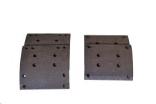 Накладка торм. зад. SHAANXI F3000 к-т на колесо QINYAN Накладка торм. зад. SHAANXI F3000 к-т на колесо QINYAN