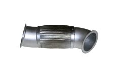 Гофра выхлопная SHAANXI d=120 L=460mm кривая под хомут