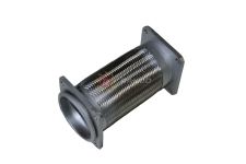 Гофра выхлопная SHAANXI d=115 D=130 L=270mm квадратные фланцы