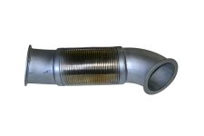 Гофра выхлопная SHAANXI d=120 L=570 кривая под хомут