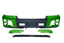 Бампер SHAANXI X3000 ЦЕЛЬНЫЙ ЗЕЛЕНЫЙ