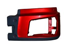 Бампер SHAANXI X3000 левая часть КРАСНАЯ