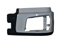 Бампер SHAANXI X3000 левая часть БЕЛАЯ