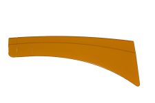 Крыло подножки лев. F2000 SHAANXI желт.